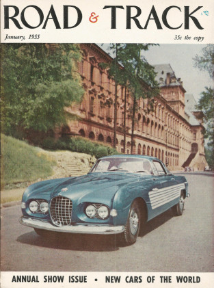 ROAD & TRACK 1955 JAN - NEW CARS, NASH-HEALEY, ALVIS SPEED 20, DEVIN C&S